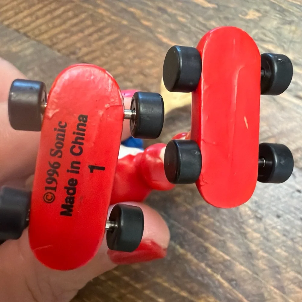 1996 Sonic Wacky Pack - Super Sonic Skaters Number 1 In Set Replacement Vintage